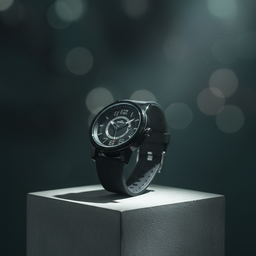 Universe Point Quartz Watch - Bold All-Black